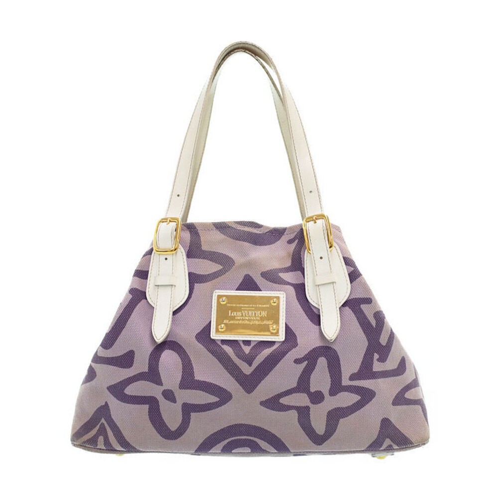 Louis Vuitton Taisienne Cabas Shoulder Tote Bag Purple